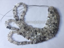 Double Terminated Quartz Rough Nuggets Shape Beads